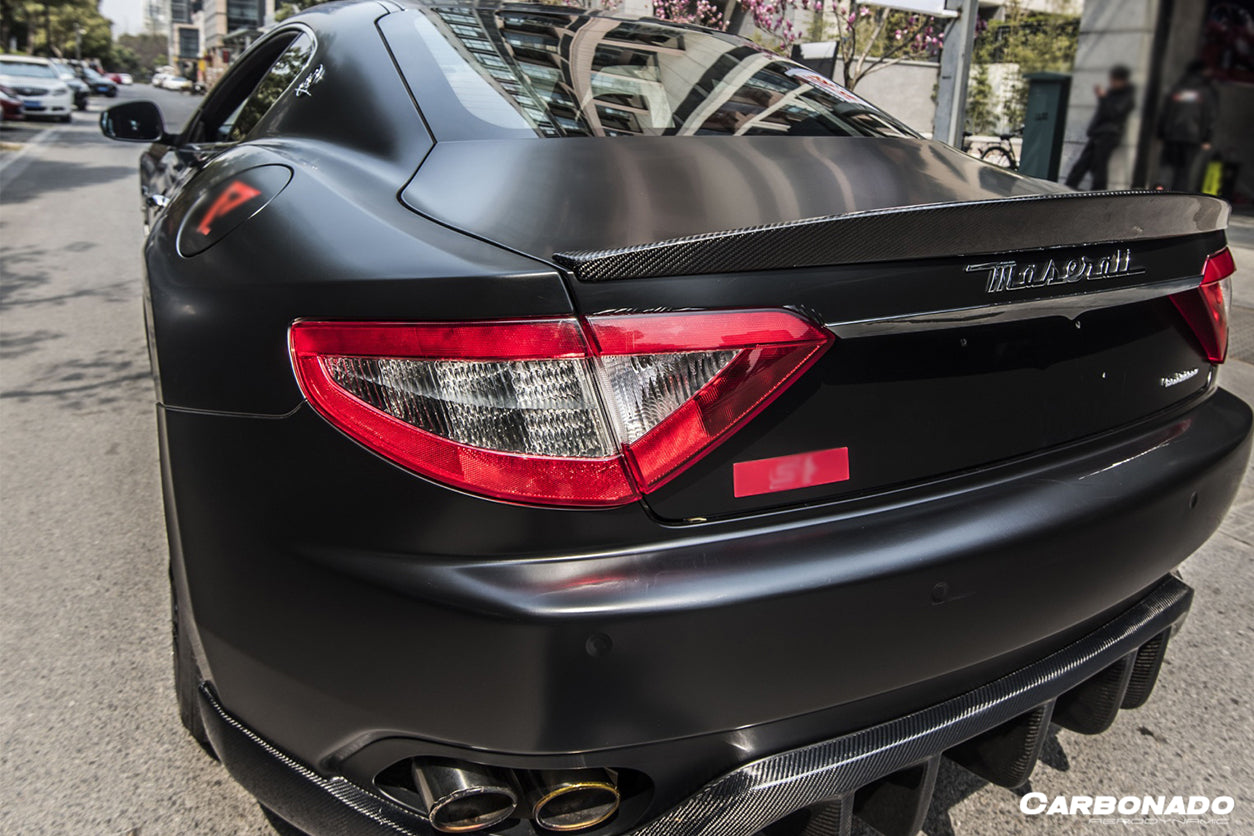 2007-2011 Maserati GranTurismo 4.2L Coupe & 4.7L Convertible MC Style Carbon fiber Trunk Spoiler