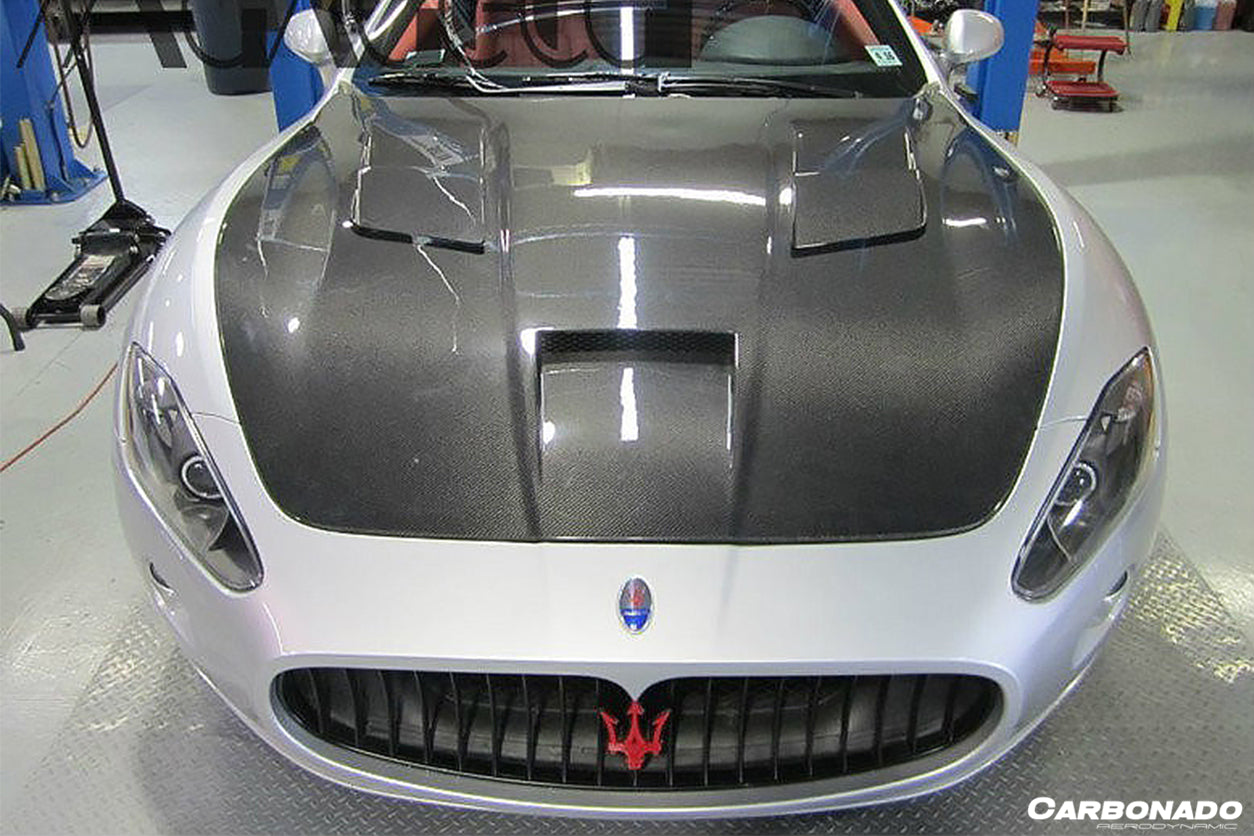 2008-2022 Maserati GranTurismo DC Style Carbon Fiber Hood
