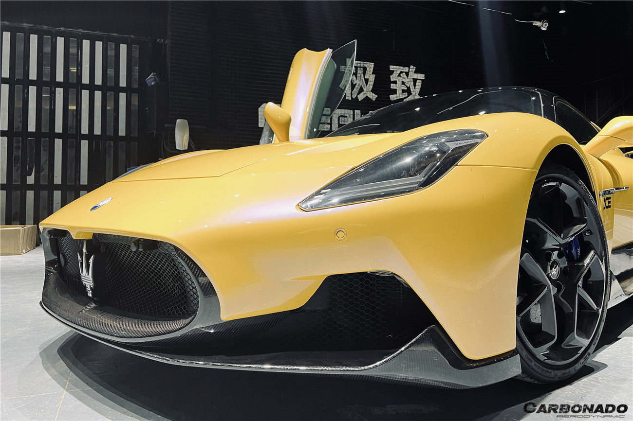 2020-UP Maserati MC20 OE Dry Carbon Fiber Front Lip