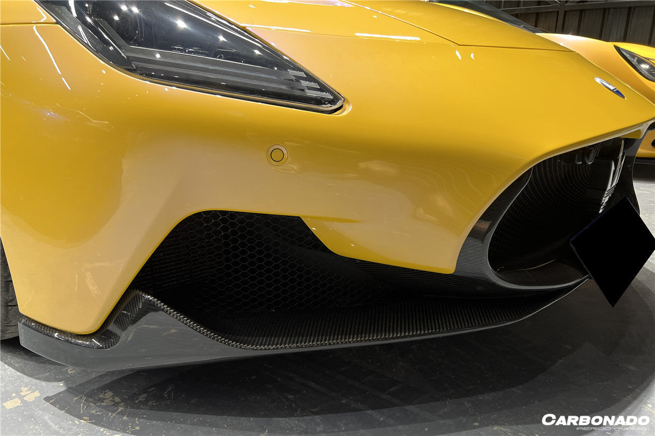 2020-UP Maserati MC20 OE Dry Carbon Fiber Front Lip