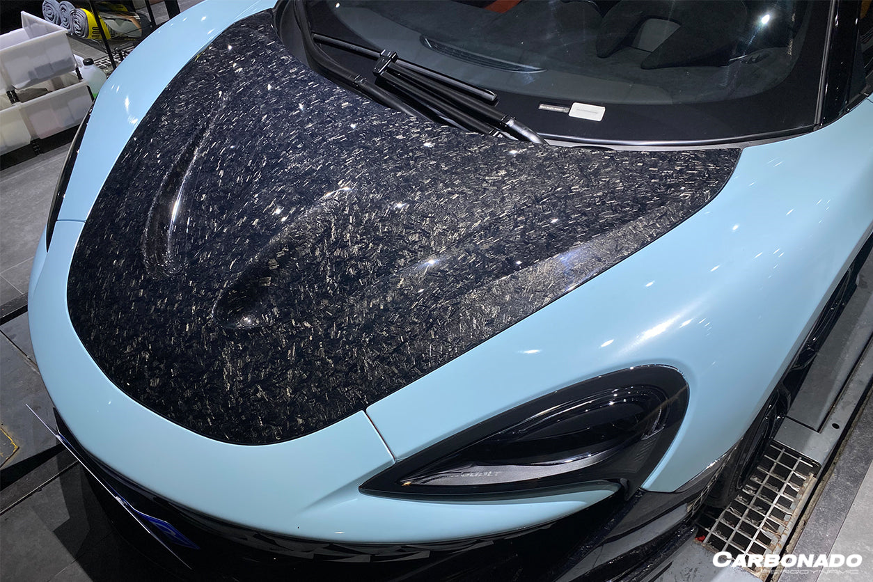 2018-2021 McLaren 600lt & 2015-2021 540c & 570s & 570gt P1 Style Carbon Fiber Hood