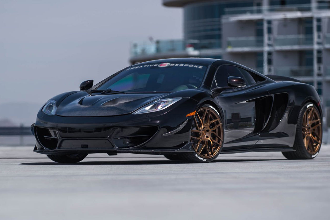 2011-2015 McLaren MP4 12C 650S RZS Style Carbon Fiber Side Skirts