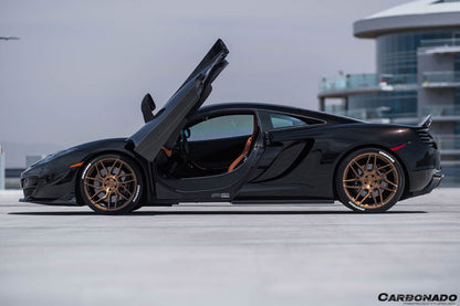 2011-2015 McLaren MP4 12C 650S RZS Style Carbon Fiber Side Skirts