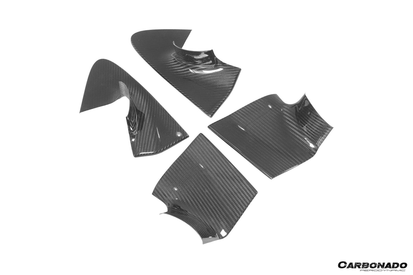 2017-2022 McLaren 720S Dry Carbon Fiber Door Handles Patch