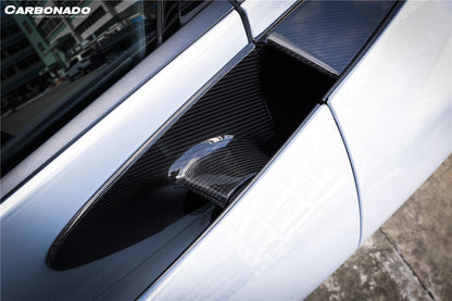2017-2022 McLaren 720S Dry Carbon Fiber Door Handles Patch