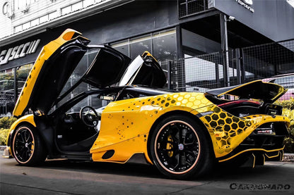2017-2022 McLaren 720S Spider Coupe VRS Style Autoclave Carbon Fiber Side Skirts