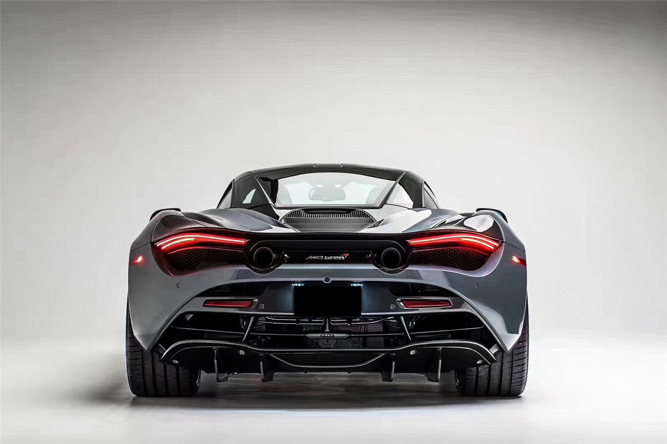 2017-2022 McLaren 720S Spider Coupe VRS Style Autoclave Carbon Fiber Rear Diffuser Lip
