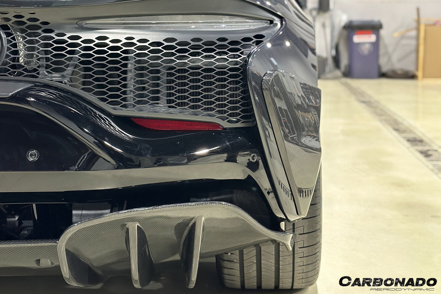 2023-UP McLaren Artura Coupe | Spider NVT Style Autoclave Carbon Fiber Rear Bumper Side Panels