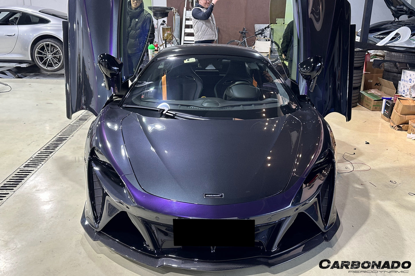 2023-UP McLaren Artura Coupe | Spider NVT Style Autoclave Carbon Fiber Front Lip