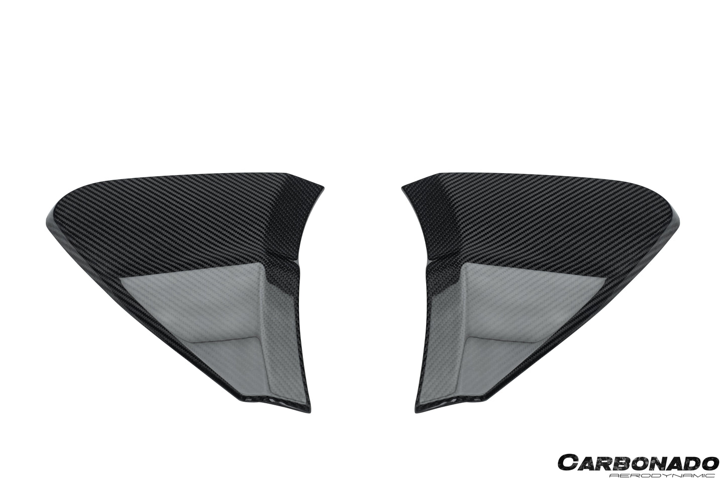 2023-UP McLaren Artura Coupe | Spider NVT Style Autoclave Carbon Fiber Rear Bumper Side Panels