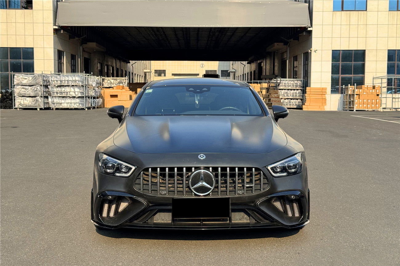 2019-2025 Mercedes Benz AMG GT53 GT50 GT43 4Door Coupe X290 Convert GT63 Style Front Bumper - Carbonado