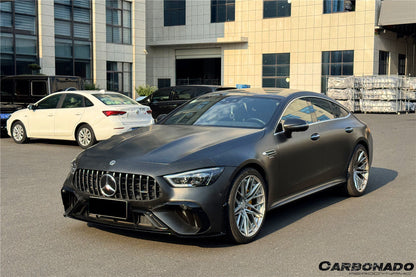 2019-2025 Mercedes Benz AMG GT53 GT50 GT43 4Door Coupe X290 Convert GT63 Style Front Bumper