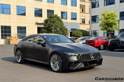 2019-2025 Mercedes Benz AMG GT53 GT50 GT43 4Door Coupe X290 Convert GT63 Style Front Bumper