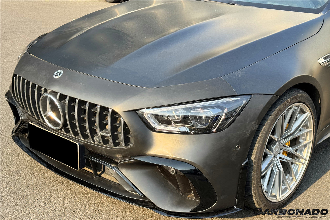 2019-2025 Mercedes Benz AMG GT53 GT50 GT43 4Door Coupe X290 Convert GT63 Style Front Bumper