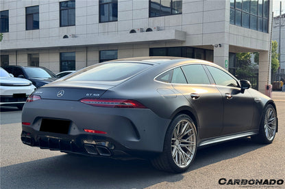 2019-2025 Mercedes Benz AMG GT53 GT50 GT43 4Door Coupe X290 Convert GT63 Style Rear Bumper