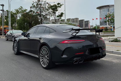 2019-2025 Mercedes Benz AMG GT53 GT50 GT43 4Door Coupe X290 Convert GT63 Style Rear Bumper - Carbonado