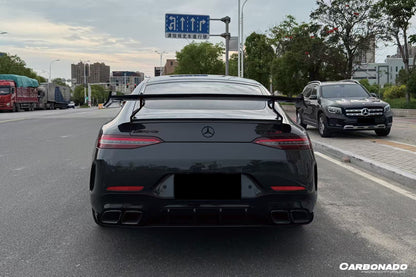 2019-2025 Mercedes Benz AMG GT53 GT50 GT43 4Door Coupe X290 Convert GT63 Style Rear Bumper