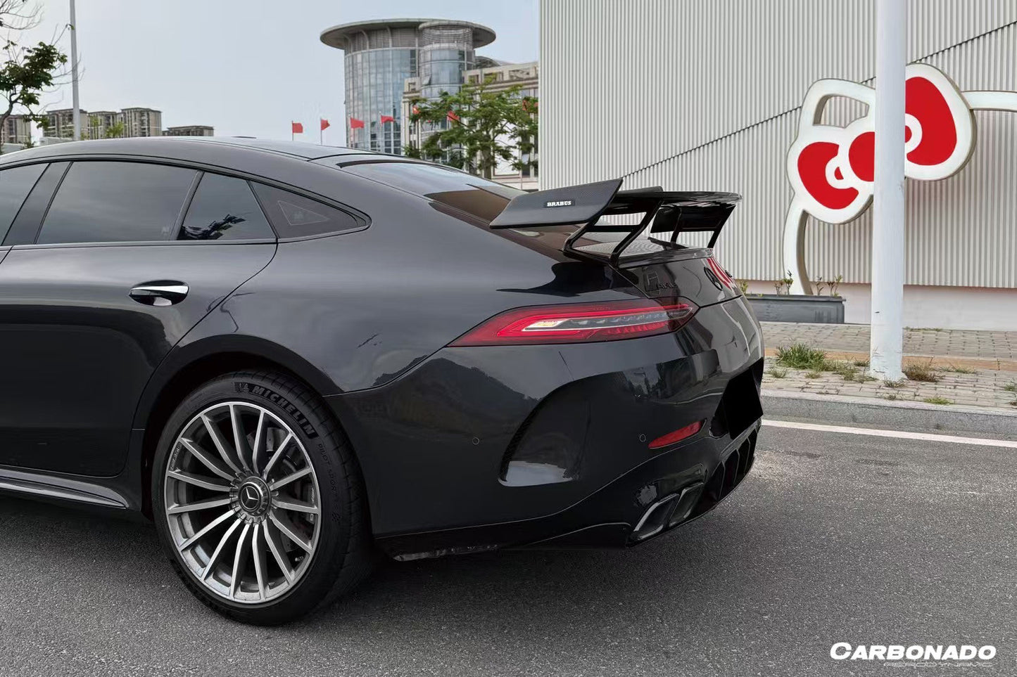 2019-2025 Mercedes Benz AMG GT53 GT50 GT43 4Door Coupe X290 Convert GT63 Style Rear Bumper