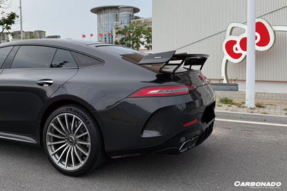 2019-2025 Mercedes Benz AMG GT53 GT50 GT43 4Door Coupe X290 Convert GT63 Style Rear Bumper