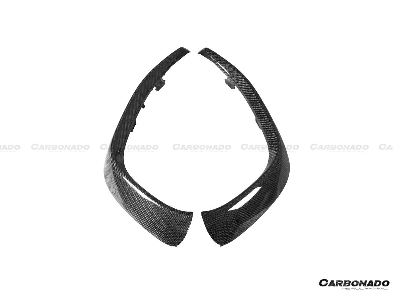2019-2023 Mercedes Benz AMG GT63/S 4Door Coupe X290 OEM Style Carbon Fiber Front Canards - Carbonado Aero