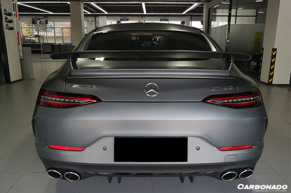2019-2023 Mercedes Benz AMG GT63 S GT50 4Door Coupe X290 OEM Style Carbon Fiber Trunk Spoiler - Carbonado