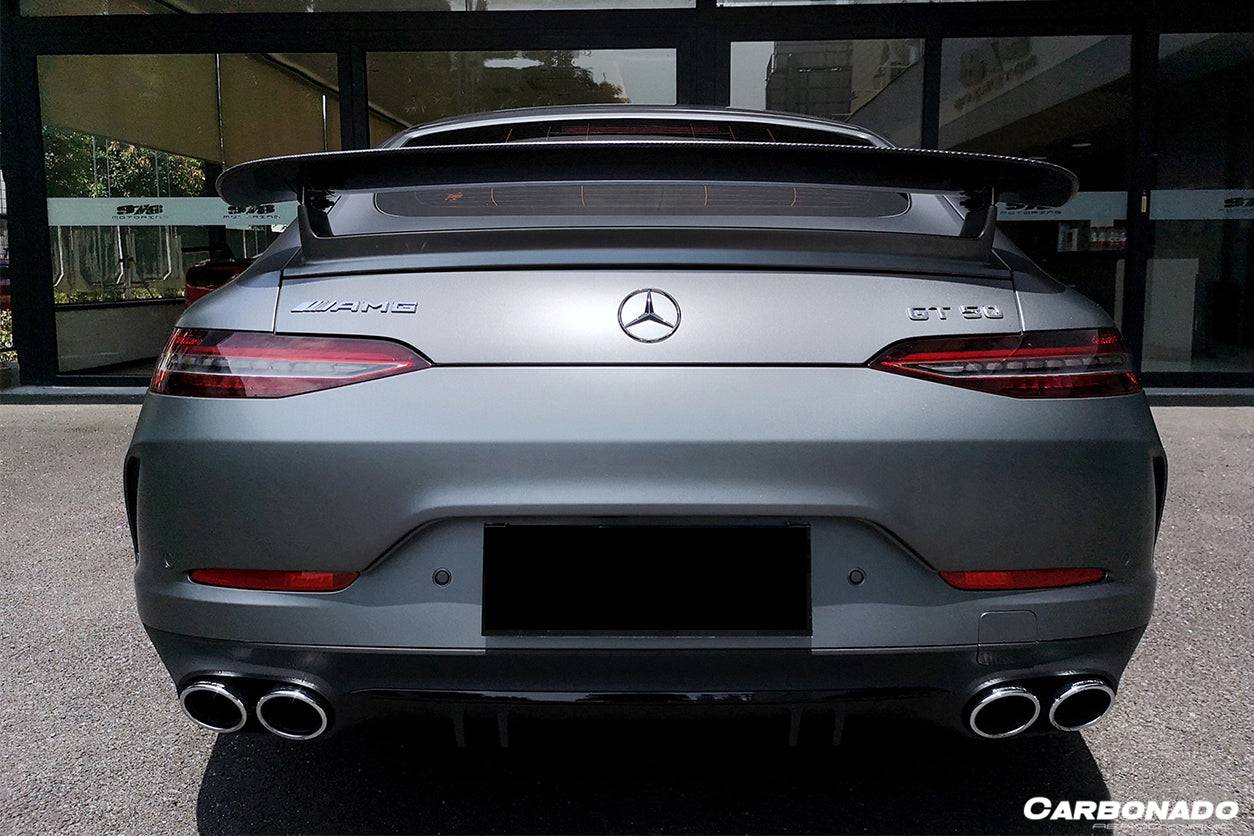 2019-2023 Mercedes Benz AMG GT63 S GT50 4Door Coupe X290 OEM Style Carbon Fiber Trunk Spoiler - Carbonado