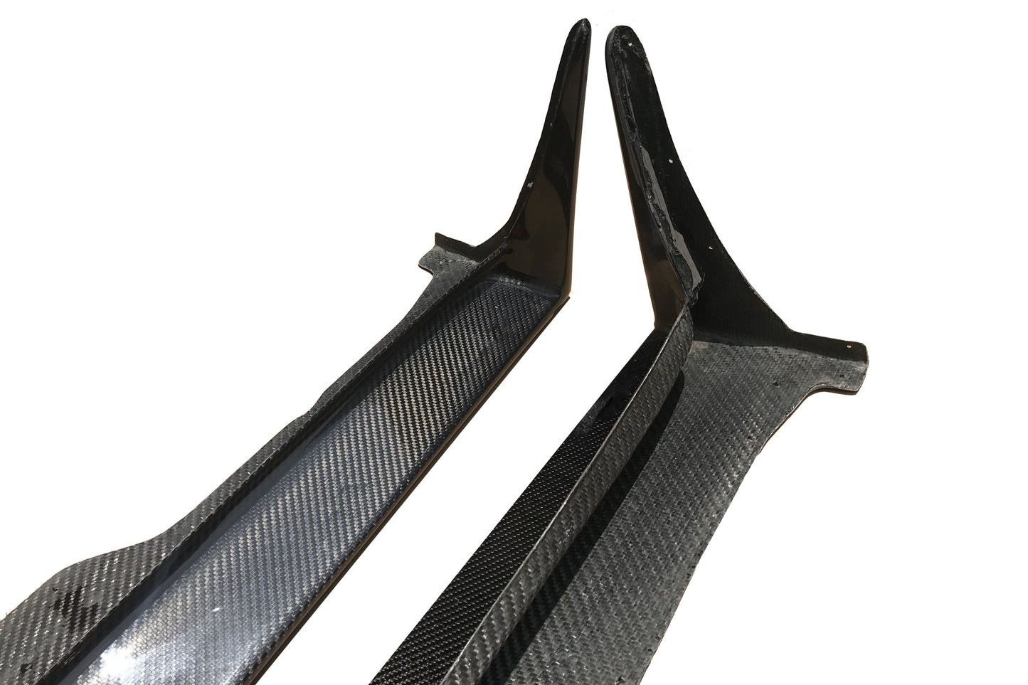 2015-2020 Mercedes Benz AMG GT GTS GTC RZS Style Carbon Fiber Side Skirts Extension