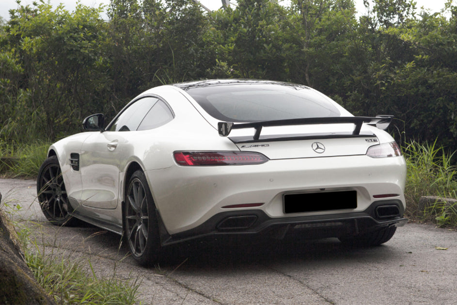 2015-2017 Mercedes Benz AMG GT GTS RZS Carbon Fiber Rear Diffuser