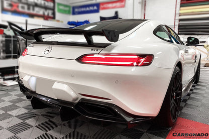 2015-2020 Mercedes Benz AMG GT GTS GTC RZS Style Carbon Fiber Trunk Spoiler