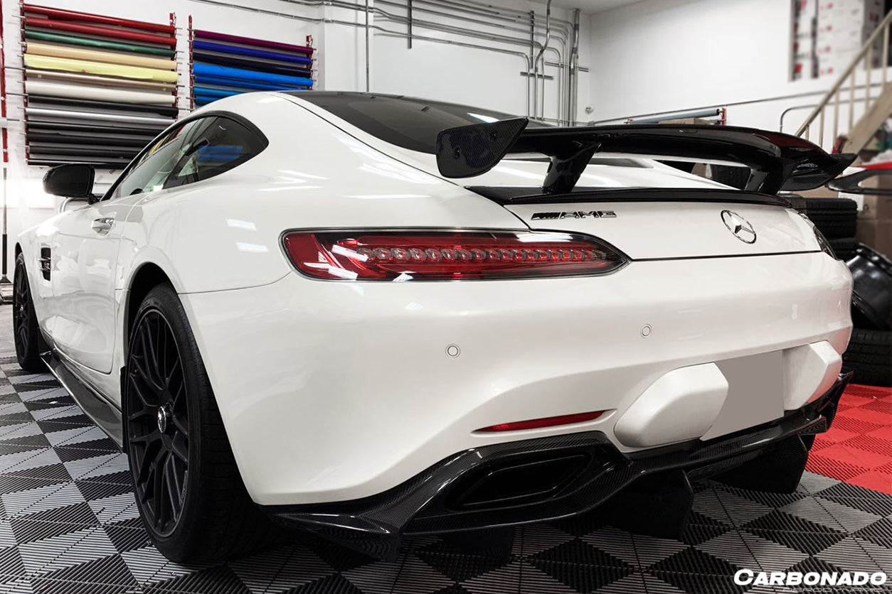 2015-2020 Mercedes Benz AMG GT GTS GTC RZS Style Carbon Fiber Trunk Spoiler
