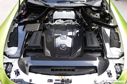 2015-2020 Mercedes Benz AMG GT/GTS Autoclave Carbon Fiber Radiator Cover Repalcement - Carbonado Aero