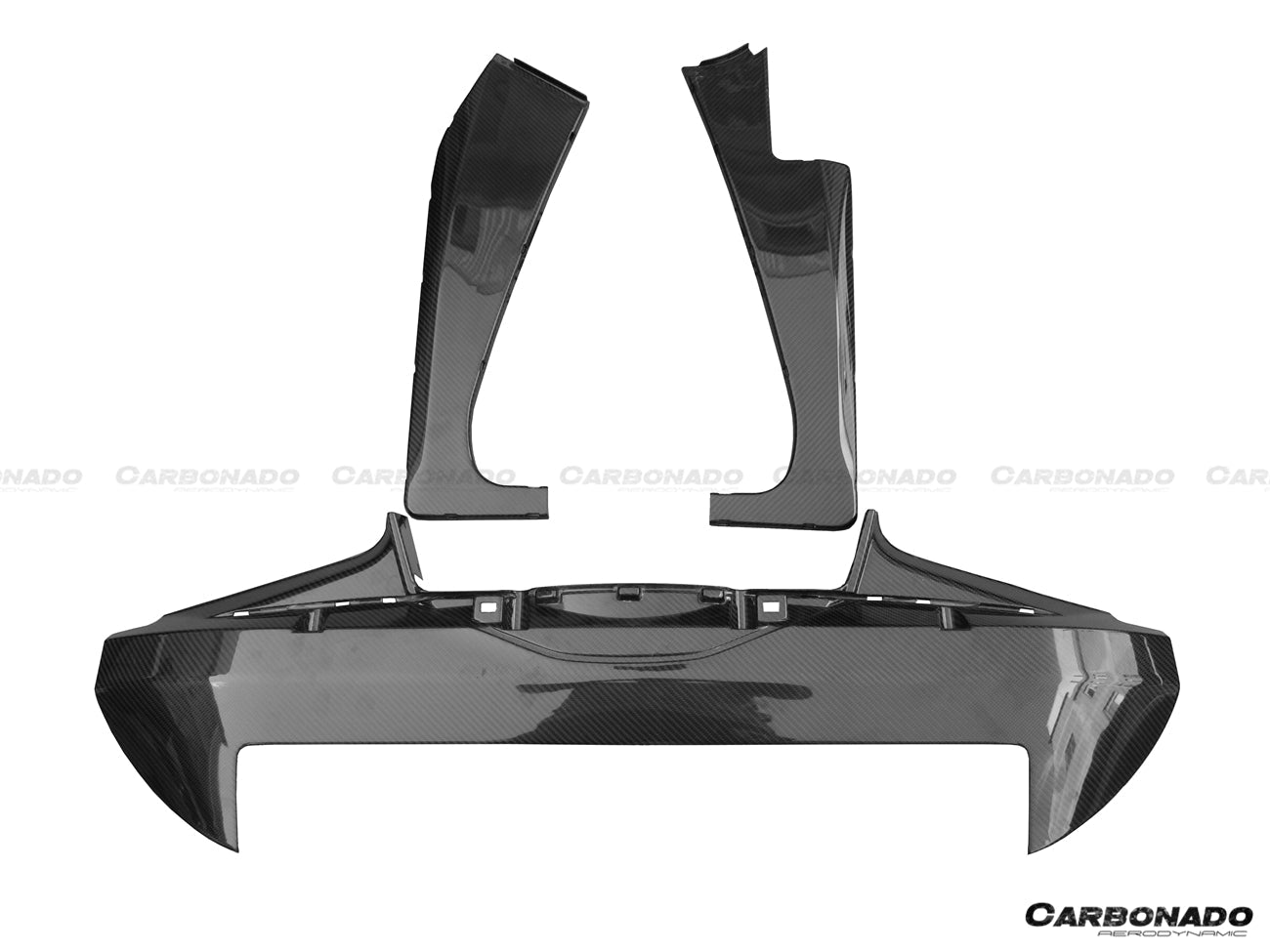2015-2020 Mercedes Benz AMG GT/GTS Autoclave Carbon Fiber Radiator Cover Repalcement - Carbonado Aero