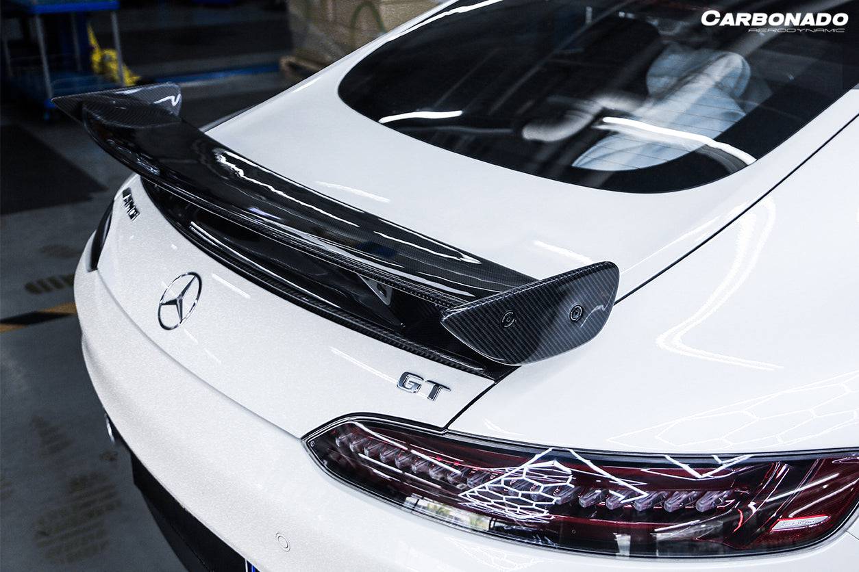 2015-2020 Mercedes Benz AMG GT & GTS & GTC RZS Style Carbon Fiber Trunk Spoiler - Carbonado