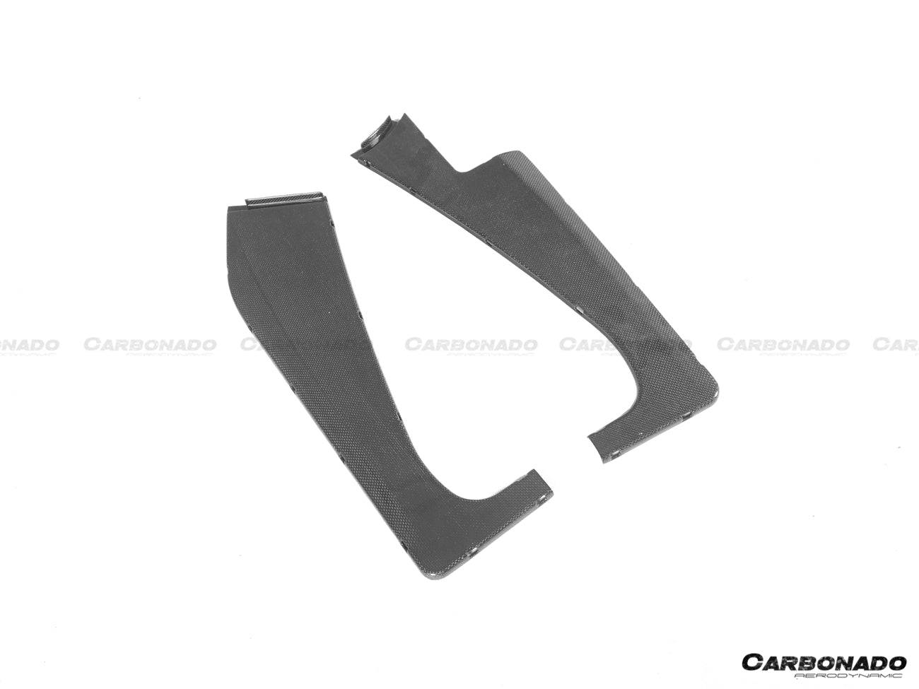 2015-2020 Mercedes Benz AMG GT/GTS Autoclave Carbon Fiber Radiator Cover Repalcement - Carbonado Aero