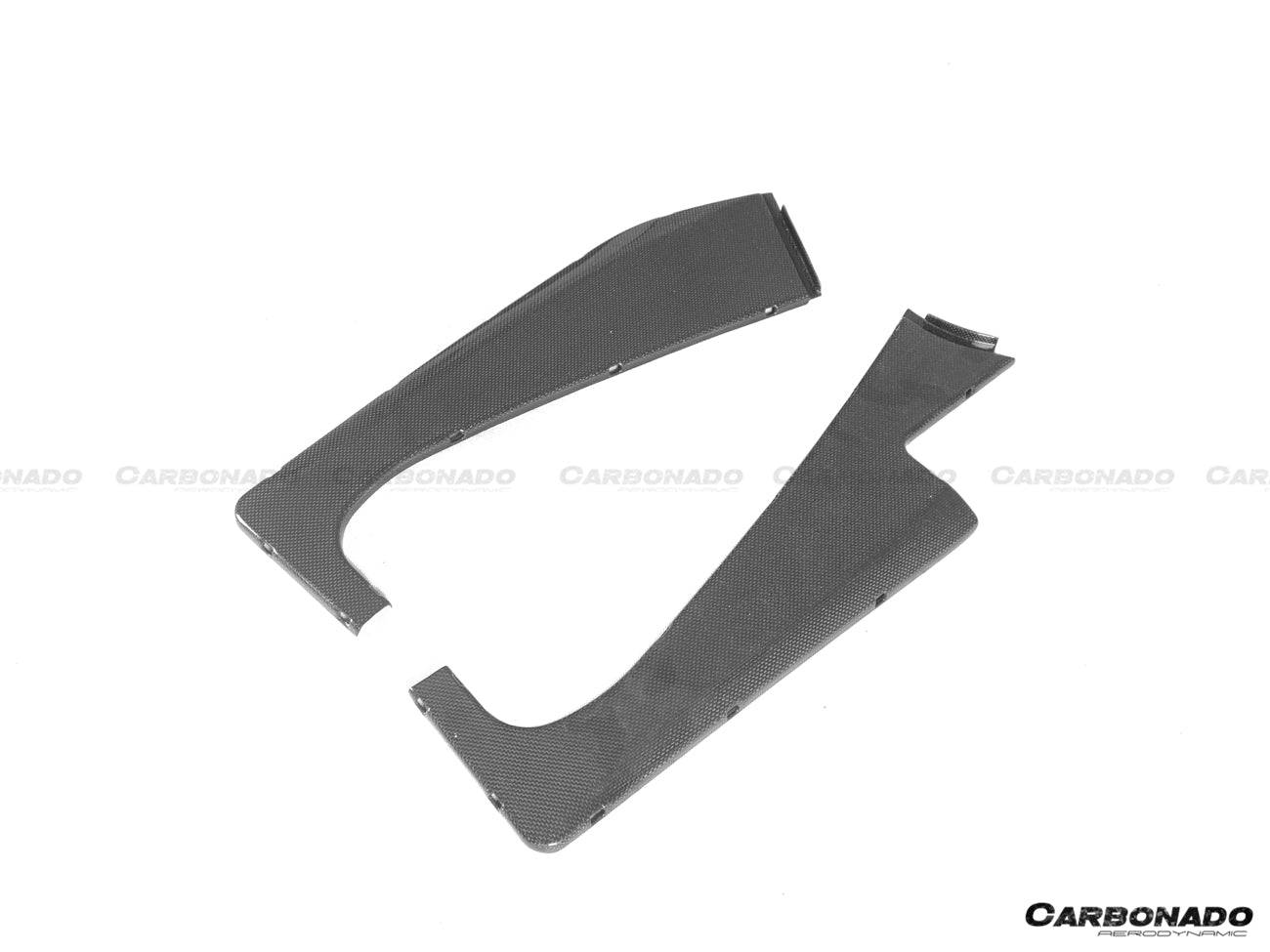 2015-2020 Mercedes Benz AMG GT/GTS Autoclave Carbon Fiber Radiator Cover Repalcement - Carbonado Aero