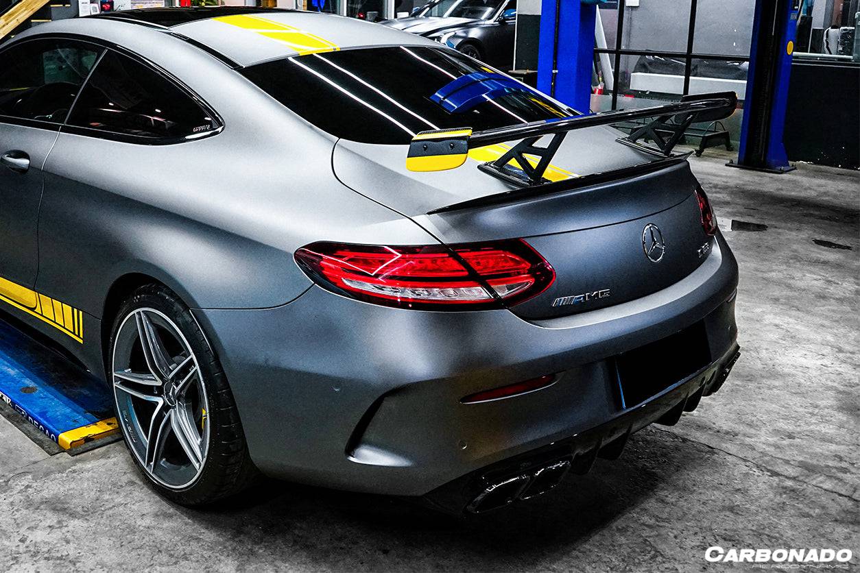 2015-2021 Mercedes Benz C-Class W205 Coupe Dp Style Trunk Spoiler - Carbonado Aero