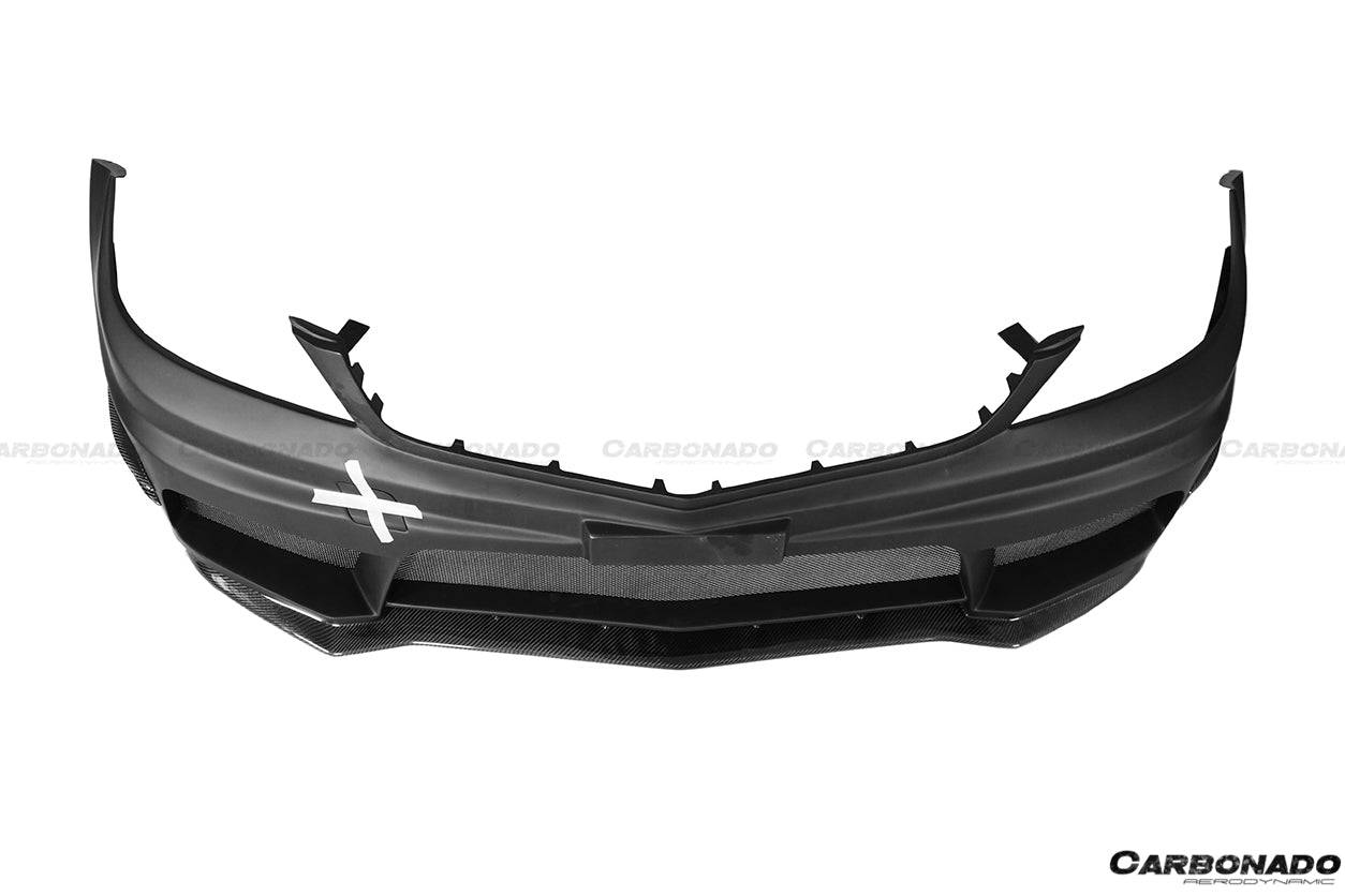 2012-2014 Mercedes Benz C Class W204 P Style Front Bumper - Carbonado Aero