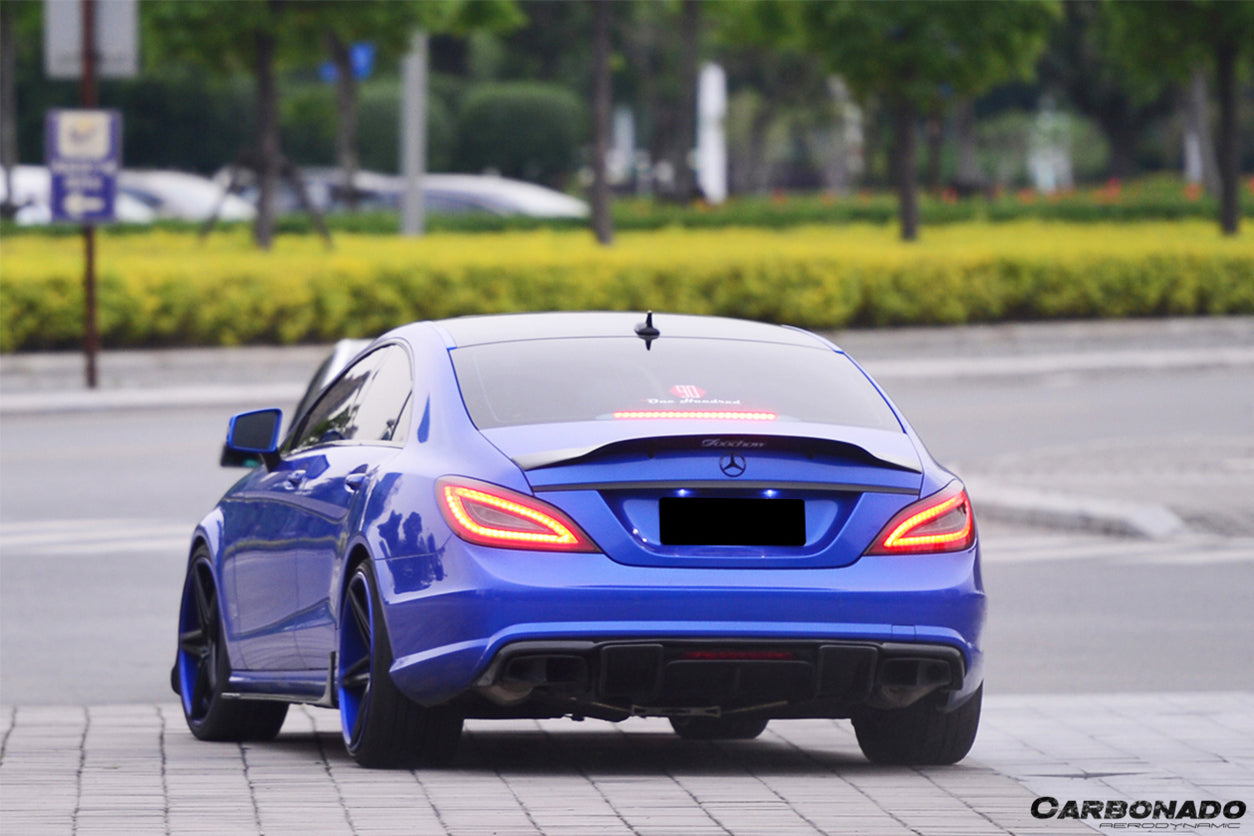 2011-2015 Mercedes Benz CLS350 CLS63 AMG W218 RT Style Rear Diffuser
