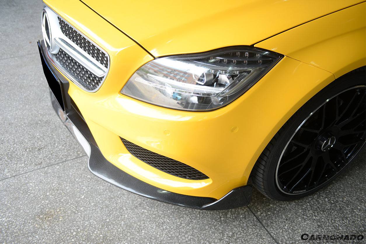 2014-2017 Mercedes Benz CLS Class W218 Sport BRS Style Front Lip (Not Fit AMG) - Carbonado Aero