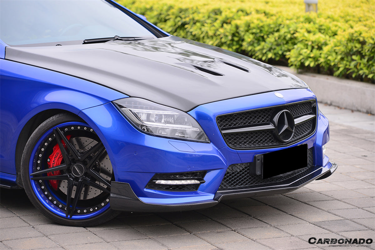 2011-2018 Mercedes Benz CLS W218 BK Style Hood - Carbonado Aero