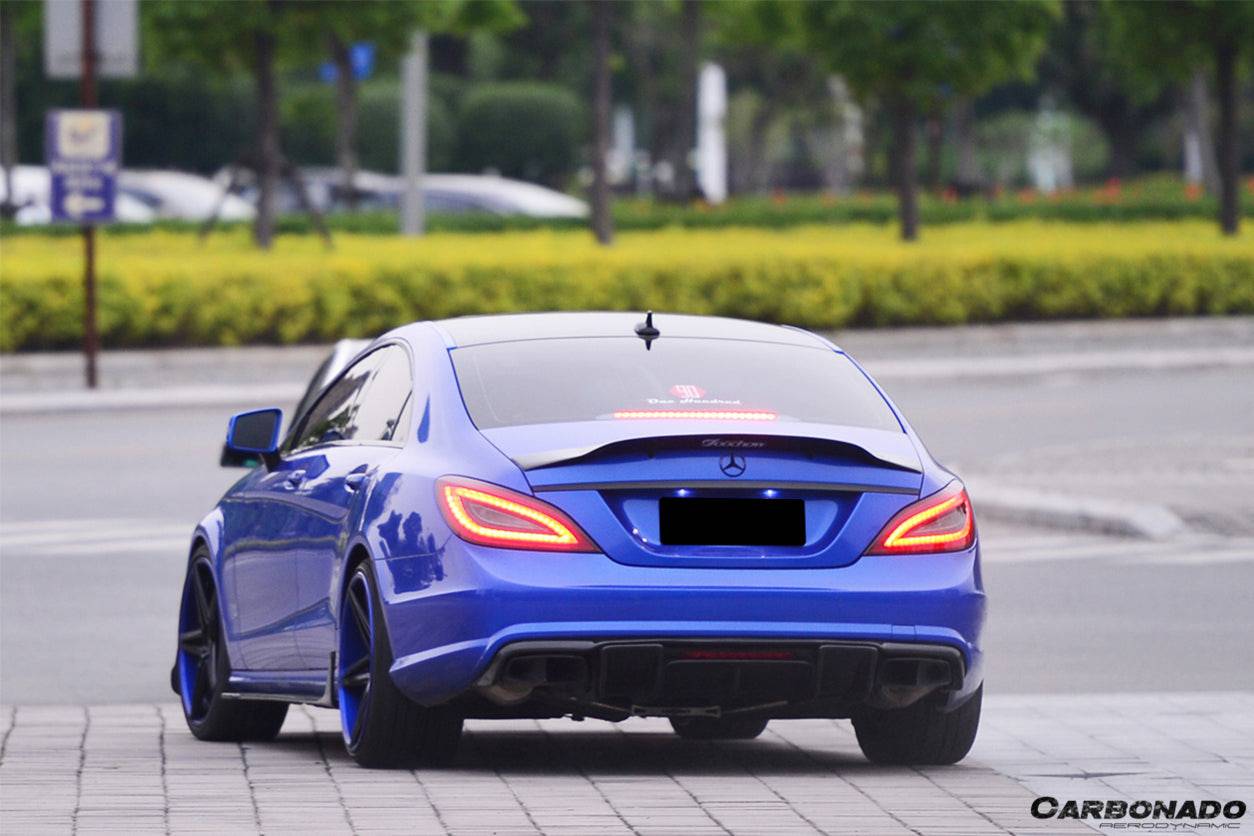2011-2018 Mercedes Benz CLS CLS63 AMG W218 RT Style Trunk Spoiler - Carbonado