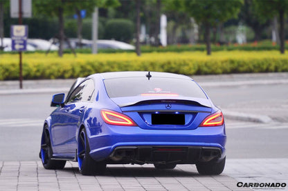 2011-2018 Mercedes Benz CLS CLS63 AMG W218 RT Style Trunk Spoiler - Carbonado