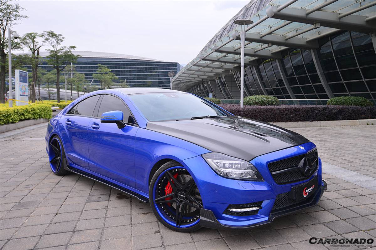 2011-2018 Mercedes Benz CLS W218 BK Style Hood - Carbonado Aero