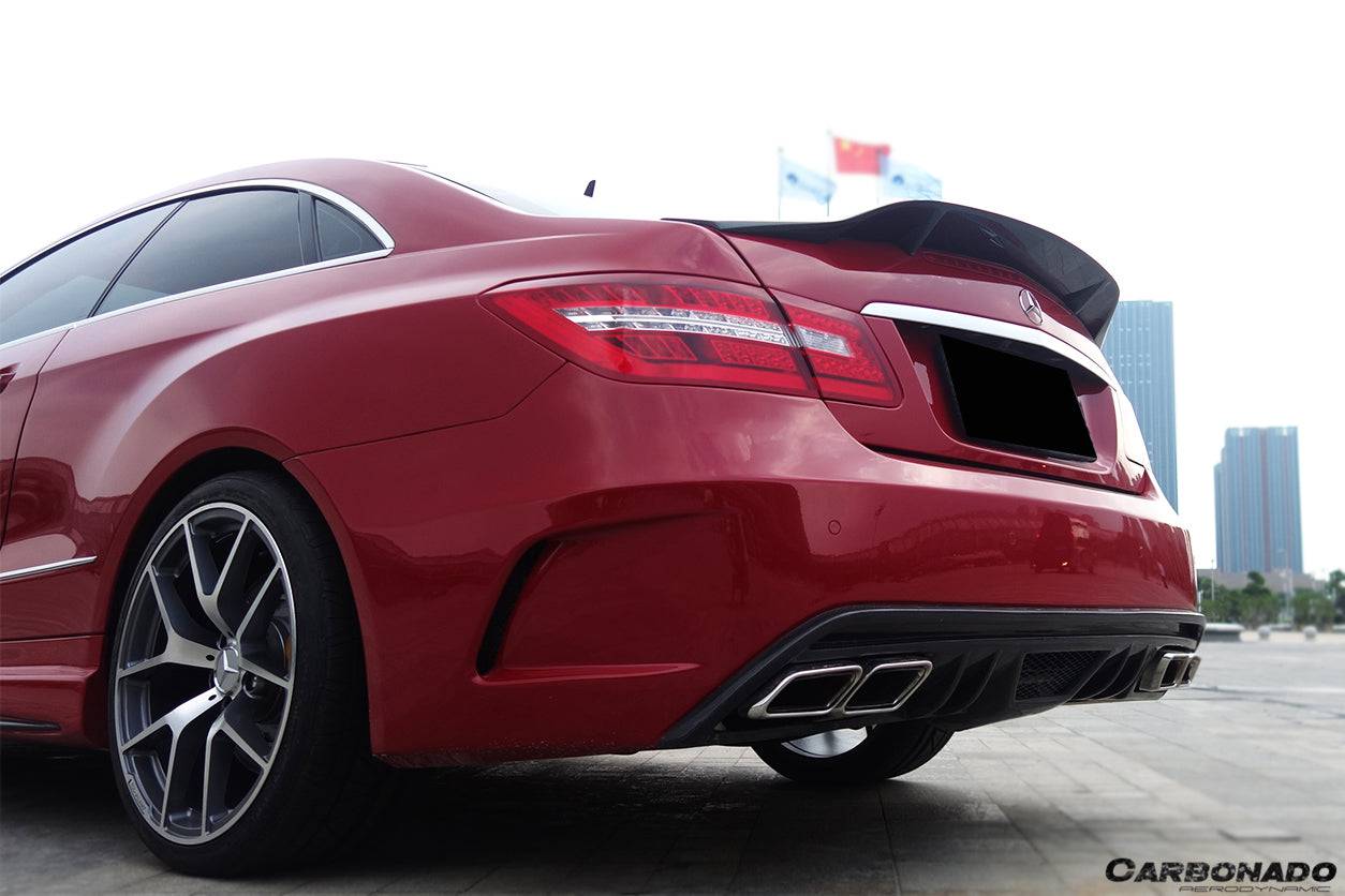 2010-2016 Mercedes Benz E Class W207 Coupe RT Style Trunk Spoiler - Carbonado