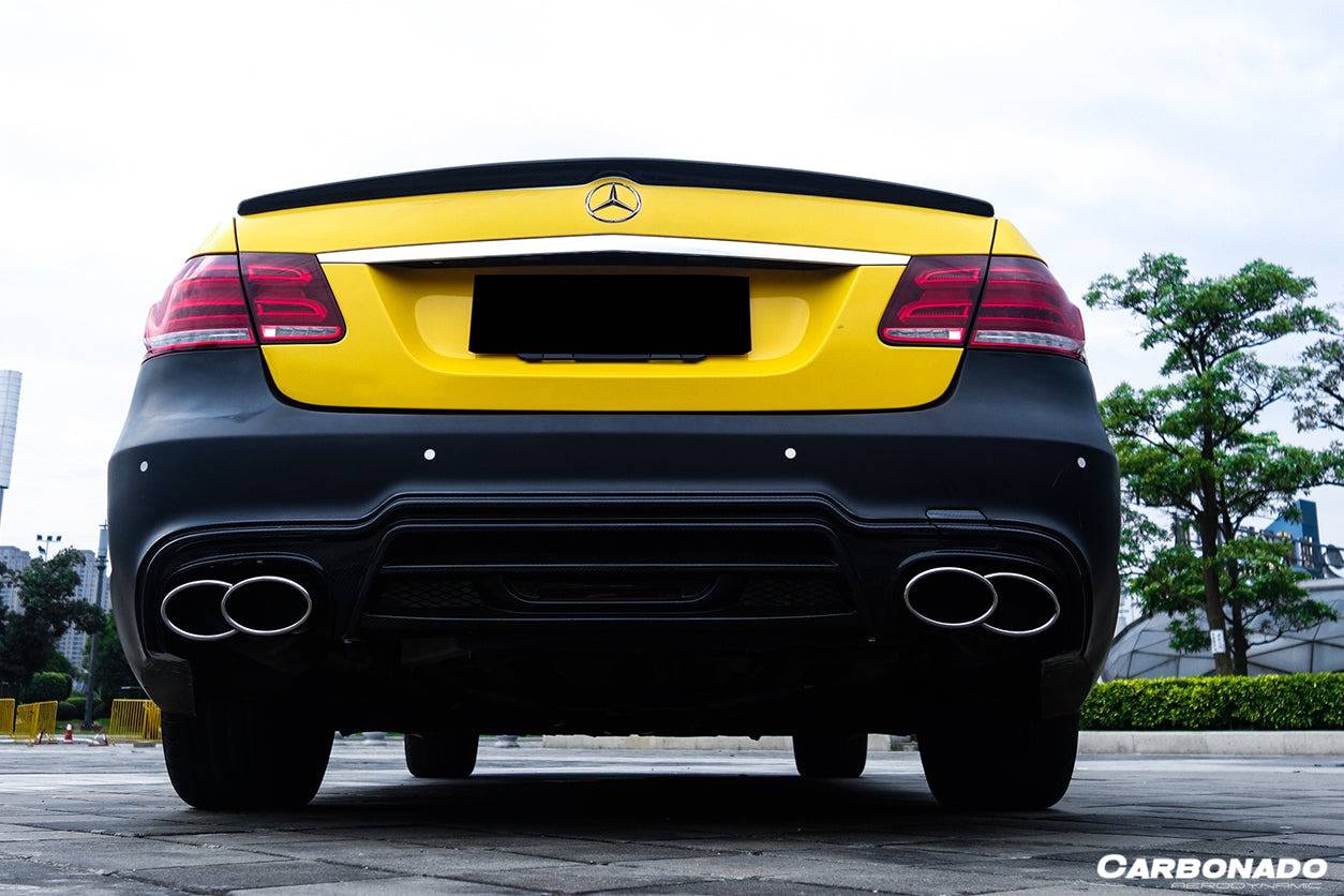 2014-2016 Mercedes Benz E Class W212 WD Style Rear Bumper - Carbonado Aero