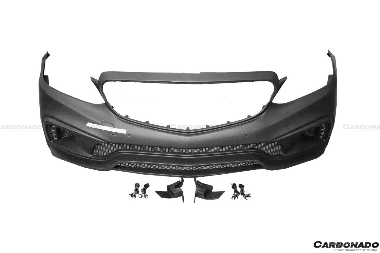 2014-2016 Mercedes Benz E Class W212 WD Style Front Bumper w/led - Carbonado Aero