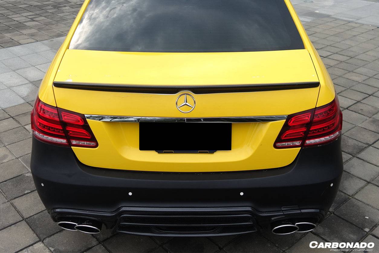 2014-2016 Mercedes Benz E Class W212 WD Style Rear Bumper - Carbonado Aero