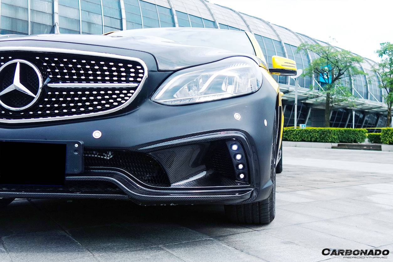 2014-2016 Mercedes Benz E Class W212 WD Style Front Bumper w/led - Carbonado Aero