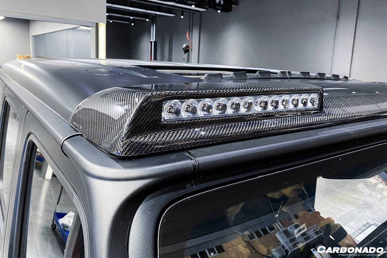 2019-2025 Mercedes Benz G-Class W464 W465 G-Wagon BR Style Front Roof Spoiler