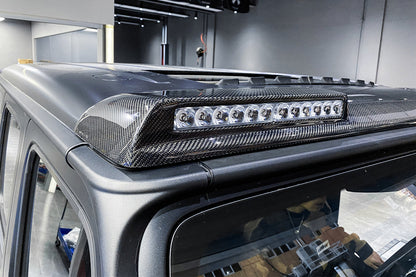 2019-2021 Mercedes Benz G-Class W464 G-Wagen BR Style Front Roof Spoiler - Carbonado Aero